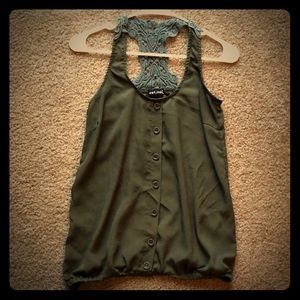 Wet Seal Green Tank Top